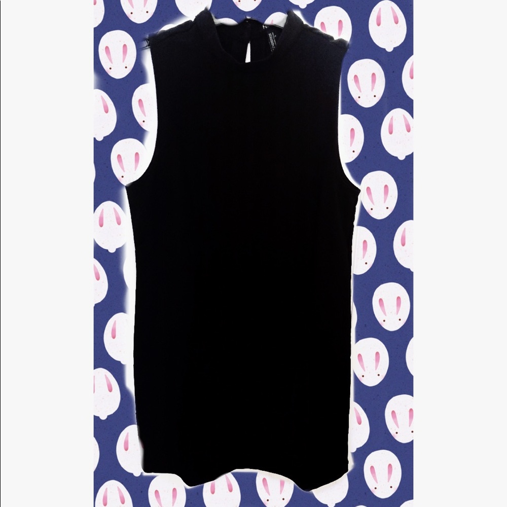 Black straight dress